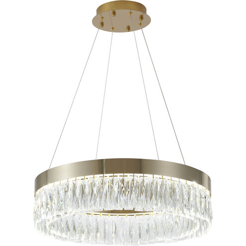 Canada LED 24 inch Gold LED Chandelier Ceiling Light